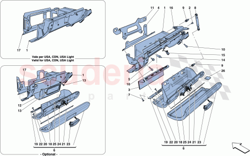 Part Diagram for Ferrari 85907700
