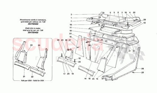 Part Diagram for Ferrari 62479600