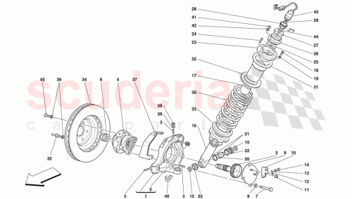 Part Diagram for Ferrari 156778