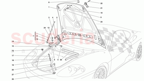 Part Diagram for Ferrari 65984900