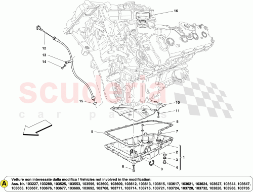 Part Diagram for Ferrari 230171