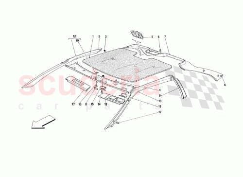 Part Diagram for Ferrari 62149700