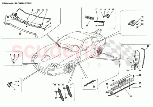 Part Diagram for Ferrari 67966200