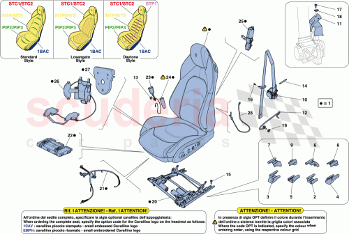 Part Diagram for Ferrari 88051400