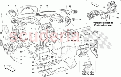 Part Diagram for Ferrari 80542100