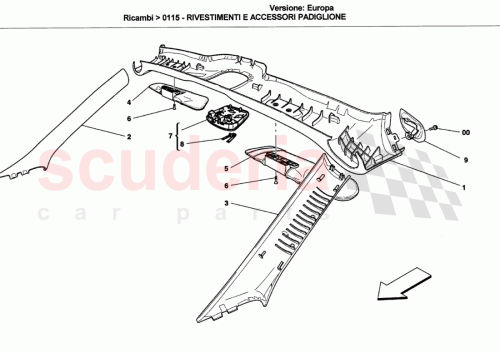 Part Diagram for Ferrari 820662