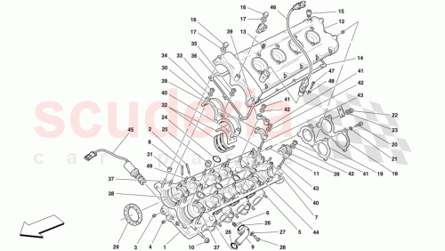 Part Diagram for Ferrari 185100