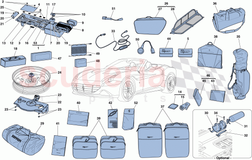 Part Diagram for Ferrari 86662400
