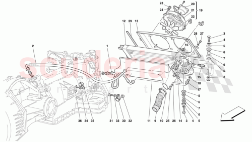 Part Diagram for Ferrari 169123