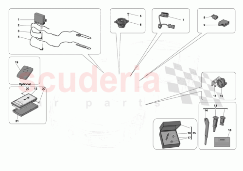 Part Diagram for Ferrari 55075026