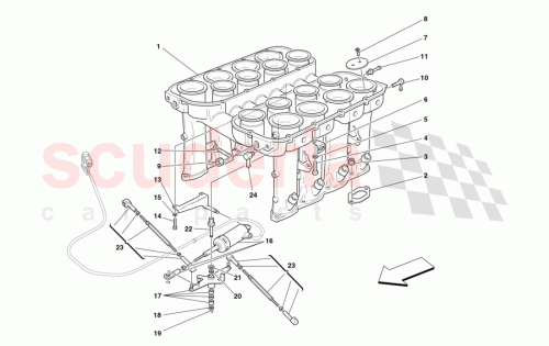 Part Diagram for Ferrari 168284
