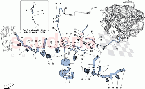 Part Diagram for Ferrari 320331