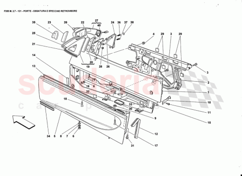 Part Diagram for Ferrari 64460210