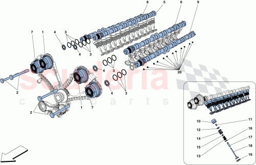 Part Diagram for Ferrari 254496