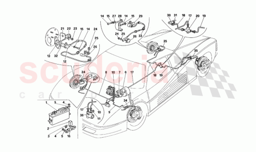 Part Diagram for Ferrari 155925