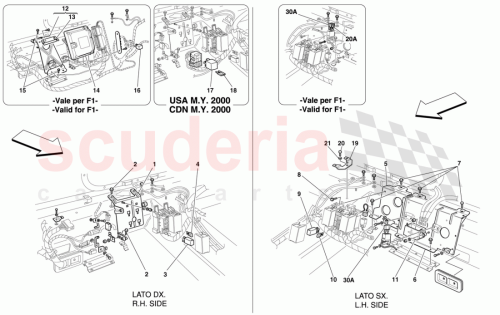 Part Diagram for Ferrari 179196