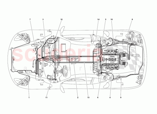 Part Diagram for Ferrari 224276