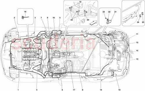 Part Diagram for Ferrari 232420
