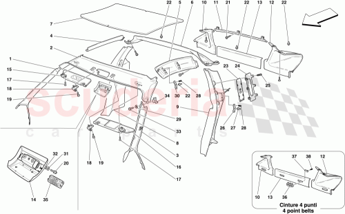 Part Diagram for Ferrari 81436200