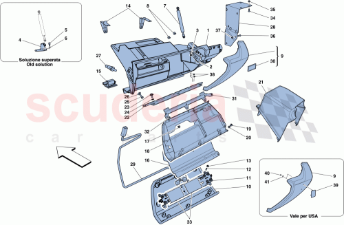 Part Diagram for Ferrari 13804821