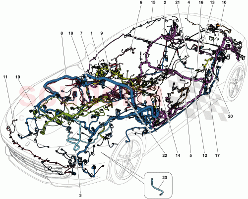Part Diagram for Ferrari 342486