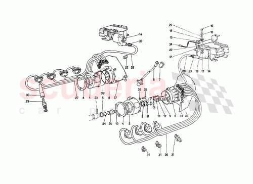 Part Diagram for Ferrari 117293