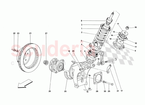 Part Diagram for Ferrari 157900