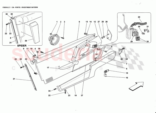 Part Diagram for Ferrari 63963700