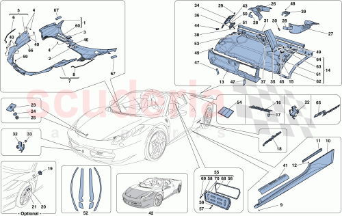 Part Diagram for Ferrari 84342900
