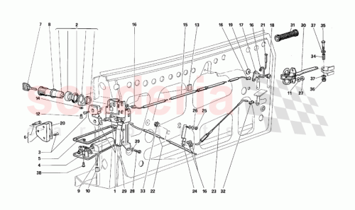 Part Diagram for Ferrari 61507700