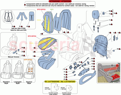 Part Diagram for Ferrari 86302900