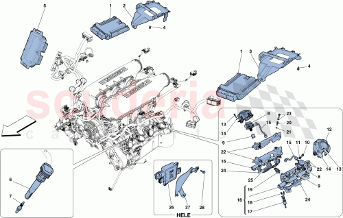 Part Diagram for Ferrari 250775