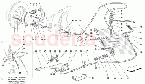 Part Diagram for Ferrari 164409