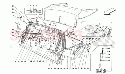 Part Diagram for Ferrari 63961200