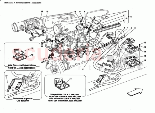 Part Diagram for Ferrari 177074
