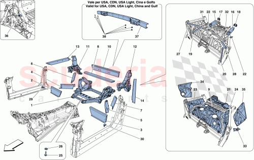 Part Diagram for Ferrari 330534