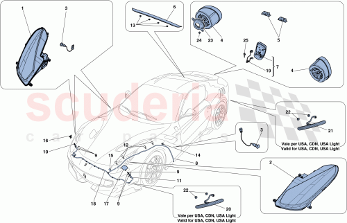 Part Diagram for Ferrari 297253