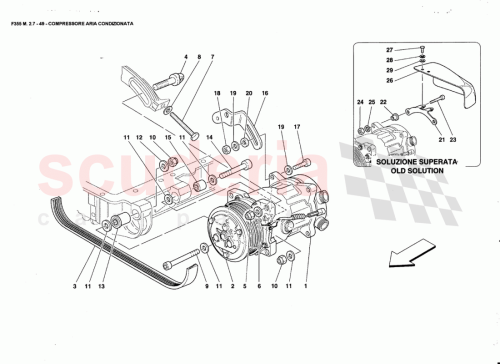 Part Diagram for Ferrari 156434