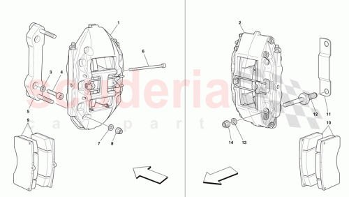 Part Diagram for Ferrari 70000945