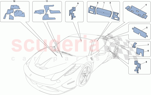 Part Diagram for Ferrari 86113800