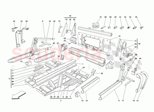 Part Diagram for Ferrari 65998211