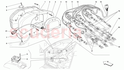 Part Diagram for Ferrari 60815200