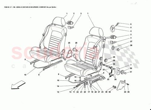 Part Diagram for Ferrari 643401