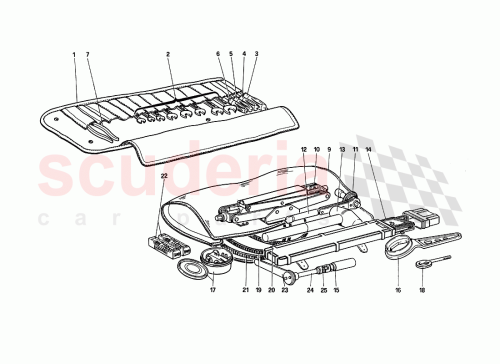 Part Diagram for Ferrari 101519
