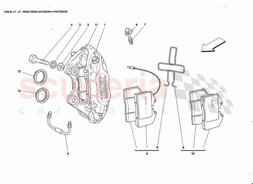 Part Diagram for Ferrari 169826