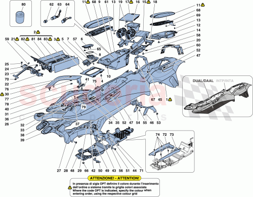 Part Diagram for Ferrari 89148600