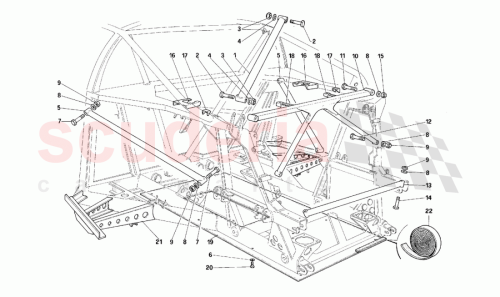 Part Diagram for Ferrari 145743