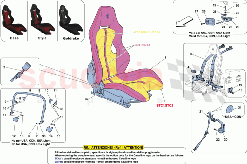 Part Diagram for Ferrari 86139700
