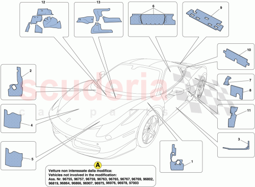 Part Diagram for Ferrari 82810600