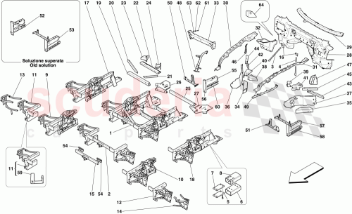 Part Diagram for Ferrari 985221605